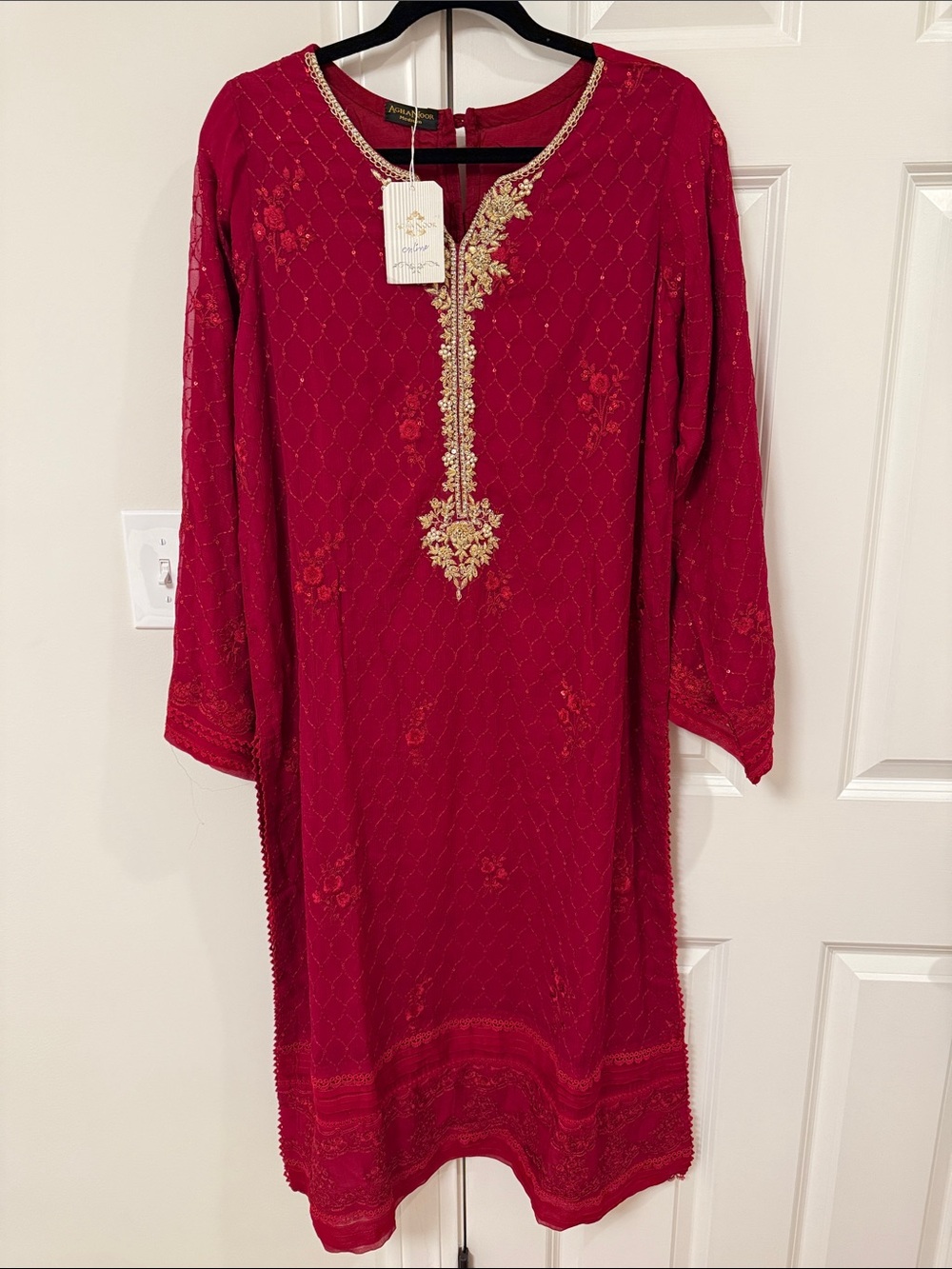 NWT Agha Noor Side Med Shalwar Kameez